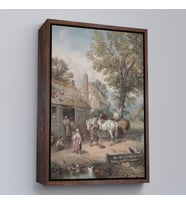 Çerçeveli Foster Myles Birket The Smithy Tablo (Siyah)