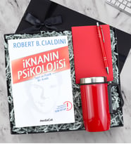İknanın Psikolojisi Kitabı & Kalem & Defter & Termos Premium Hediye Seti