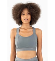 Maraton SlimFit Kadın Atlet Yaka Antrasit Bra