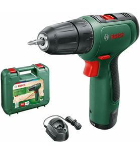 Bosch Akülü Delme/Vidalama Makinesi Easydrill 1200(1 Adet Akü, 12 Volt Sistem, Takım Çantası İçinde)