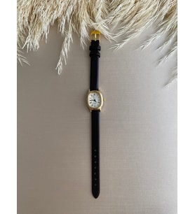 ESRADA QUARTZ Retro Minimal Vintage Deri Kordon Kadın Kol Saati