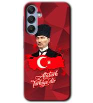 Galaxy A55 Kılıf HD Desen Baskılı Kılıf - Atatürkiye