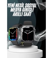 Yeni Model Akıllı Saat Dokunmatik Ekran Unisex Amoled Ekran 44 Mm