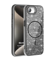 Microsonic Apple iPhone 16e Kılıf GlamGrip Luxe Siyah (Siyah)