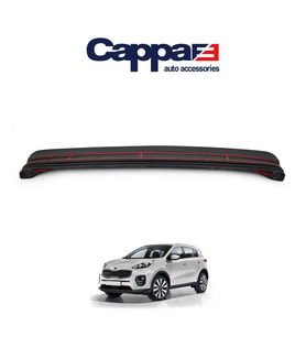 CAPPAFE Kia Sportage Arka Tampon Eşiği Koruma Akrilik (ABS) Piano Black 2018->