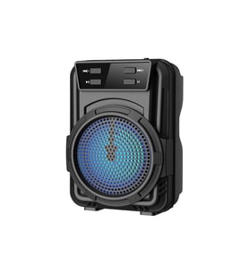 Bluetooth Hoparlör Rgb Ledli USB TF FM Radyo Hoparlör GTS-1346 Siyah