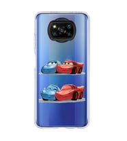 Poco X3 Pro / X3 NFC Uyumlu Mcqueen ve Sally Tasarımlı Şeffaf Telefon Kılıfı