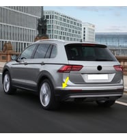 VW Tiguan 2016-2020 Arka Tampon Sol Krom Çıta 5NA853841