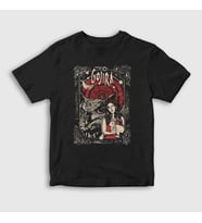 Presmono Unisex Çocuk Siyah Universe Gojira T-Shirt 414392tt