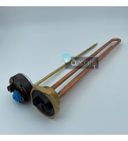 Düz Bakır Güneş Enerjisi Rezistansı (Yerli Üretim) Termostatlı-Kapaklı-60cm-3000 Watt (Metal)
