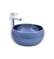 LENA TEZGAHÜSTÜ LAVABO E-5166L (Lacivert)