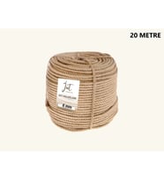 Jütburada Jüt Halat 6 mm 20 Metre Hasır Dekor Süsleme İp