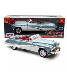 1949 Buick Roadmaster Convertible - Light Blue 1:18 Scale Diecast Model Car Motormax
