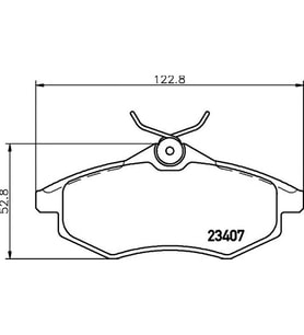 Bosch F 0986495268 Ön Balata C2 03=> C3 1.1I 1.4 Hdı 1.4I 02=> ( K.C Tıp )