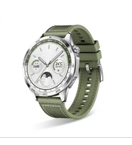 Huawei Watch GT 3 46mm 22mm Uyumlu Kordon Silikon Örgü Desenli Dikişli Zore KRD-102 Kayış