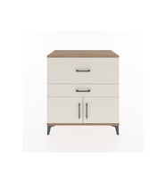 Hyperion Şifonyer Tek Raflı 2 Çekmeceli 2 Kapaklı 88x44x96 Çam-Aytaşı
