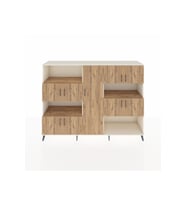 Hyperion Dolap 10 Raflı 9 Kapaklı 220x44x163 Aytaşı-Çam