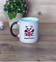 Sevimli Panda Kupa Bardak Sihirli Doğum Günü Hediyesi