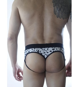 Mulvxbrf Brf02 Erkek Desenli  Jockstrap İç Çamaşırı (Mulvix)