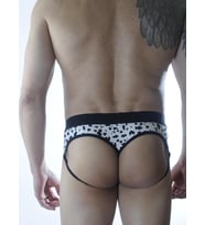 Mulvxbrf Brf02 Erkek Desenli  Jockstrap İç Çamaşırı (Mulvix)