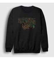 Presmono Unisex Siyah Wake Lamb Of God Sweatshirt 94789tt