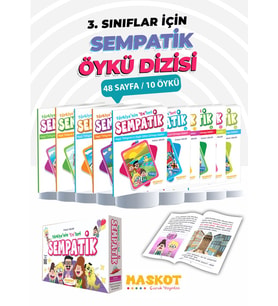 3. Sınıflar İçin Sempatik 10 Kitaplık Kutulu Hikaye Kitabı Seti - Okumayı Sevdiren - Değerlendirme Kitapçığı İlaveli - Öğretmen Tavsiyeli - Okuduğunu Anlama ve Yorumlama - En Hikaye