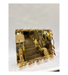 AYNALI LÜX LAZER KESİM TEPSİ GAGA-810