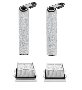 Roborock Flexi / Flexi Pro Uyumlu 4 Parça Set ( 2 Roller Fırça, 2 Hepa Filtre)