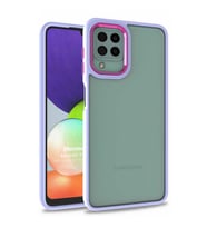 Microsonic Samsung Galaxy A22 4G Kılıf Bright Planet Lila