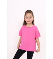 Toontoy Kız Çocuk Tişört (Koyu Mor)