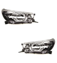 Nilser Toyota Hılux Revo Sağ Sol Far Set Motorlu Ledsiz 2016-2021