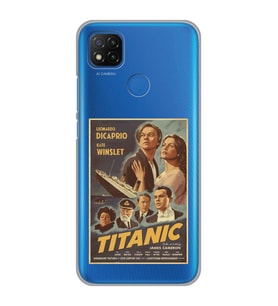Xiaomi Redmi 9C / 10A Uyumlu Titanic Tasarımlı Şeffaf Telefon Kılıfı