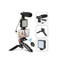 Pazariz Home Paket Kit Video Fotoğraf Çekim Bluetooth Kumandalı Işık Ring Set
