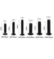 YATE10 10-12-14-16mm Laptop Vidası 60 Adet Kilitli Poşetli