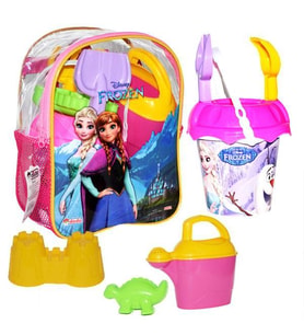 Dede Oyuncak Frozen Resimli Sırt Çantalı Plaj Set