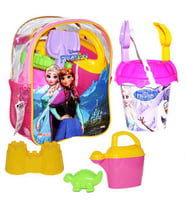 Dede Oyuncak Frozen Resimli Sırt Çantalı Plaj Set