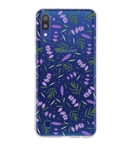 PrintiFy Samsung Galaxy M10 ile Uyumlu 1mm Slim Fit Water Color 3 Baskılı Şeffaf  Kılıf