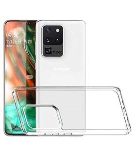 Coverzone Galaxy S20 Ultra ?le Uyumlu K?l?f Transparan Z-Coss GlassElegance TPU Tam Koruma Arka Kapak ?effaf Renk
