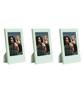 Instax Mini Film Uyumlu Yeşil 3'lü Klasik Fotoğraf Çerçeve Seti