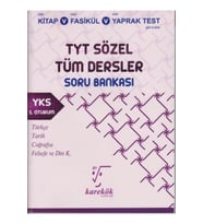 Karekök Yayıncılık Karekök Tyt Sözel Tüm Dersler Soru Bankası (eski) (Çok Renkli)