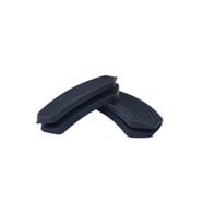 Silikon Tencere Tava Tutacağı Yanmaz Yapışmaz Tutamaç Set 9 X 4 Cm Siyah ( 1 Set 2 Adetten Oluşur )