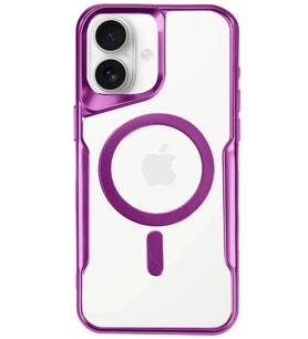 iPhone 16 Plus Kılıf Boyi Magsafe Silikon Kapak - Pembe