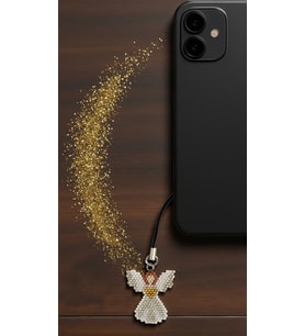 Miyuki Boncuk El Yapımı Melek Telefon Çarmı - Charm 3