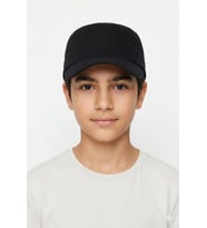 Erkek Çocuk Modern Kasket Tarzı Şapka Erkek Çocuk Şapkası (Lacivert)