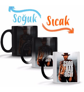 The Good, Bad and Ugly 2 Sihirli Kupa Bardak Porselen