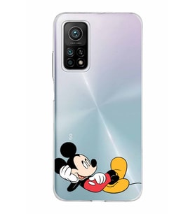 Xiaomi Mi 10 T Pro Uyumlu Kapak Mickey Mouse Tasarımlı Şeffaf Silikon Kılıf