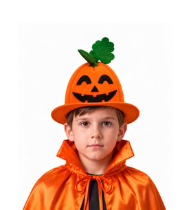 Çocuk Halloween Bal Kabağı Melon Şapka