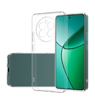 Realme 12 4G Uyumlu Kılıf Zore Süper Silikon Kapak (Şeffaf)