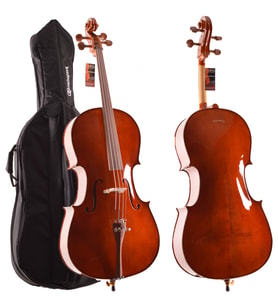 Dominguez DCR34CRP1 Gül Çello (3/4 Parlak)  Parlak Vernik Zengin Ton