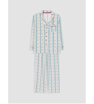 LCW DREAM Ekru Desenli Kadın Pijama Takım